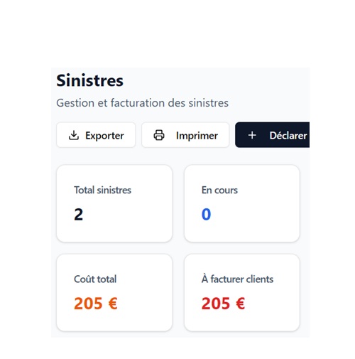 Contrat avec inspection du véhicule