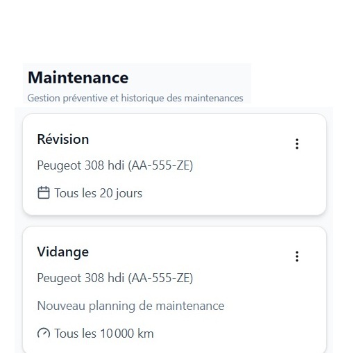 Maintenance